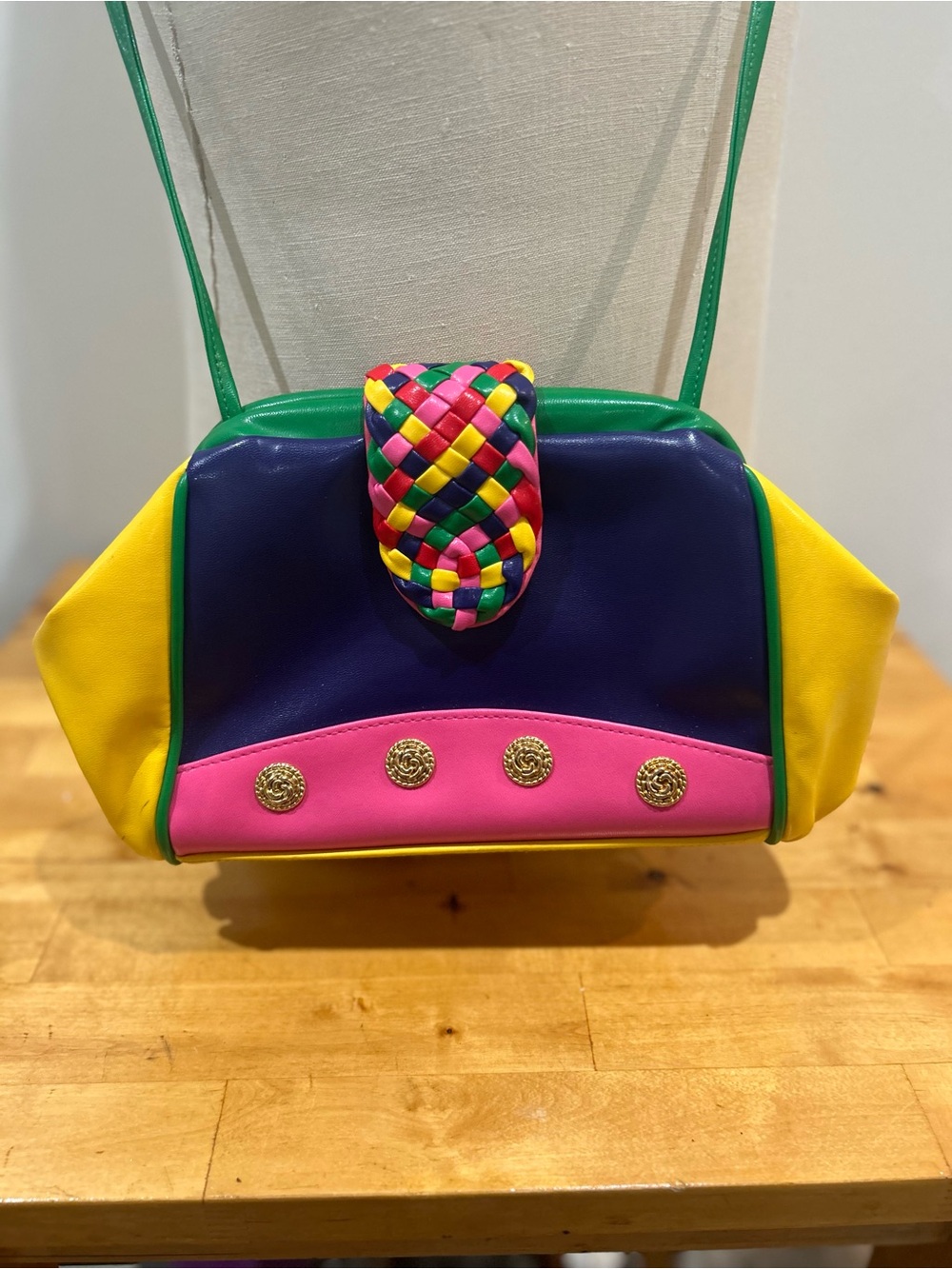 Vintage Women’s Multicolor crossbody bag from the 80’s
